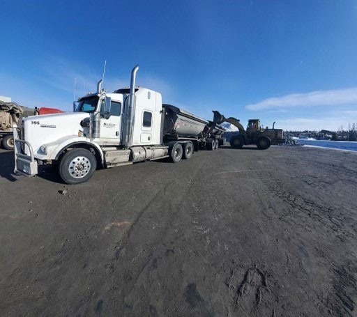 Side Dump Gravel Trailer